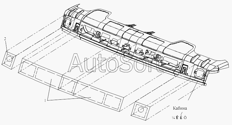 CA-3252 (P2K2T1A): Уплотнительная пленка внешней панели ветрового стекла