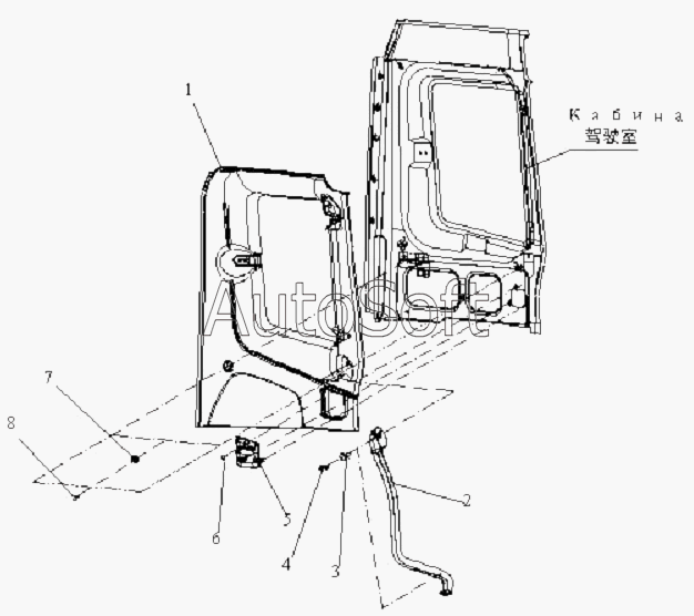CA-3252 (P2K2T1A): Щиток бокового оперения