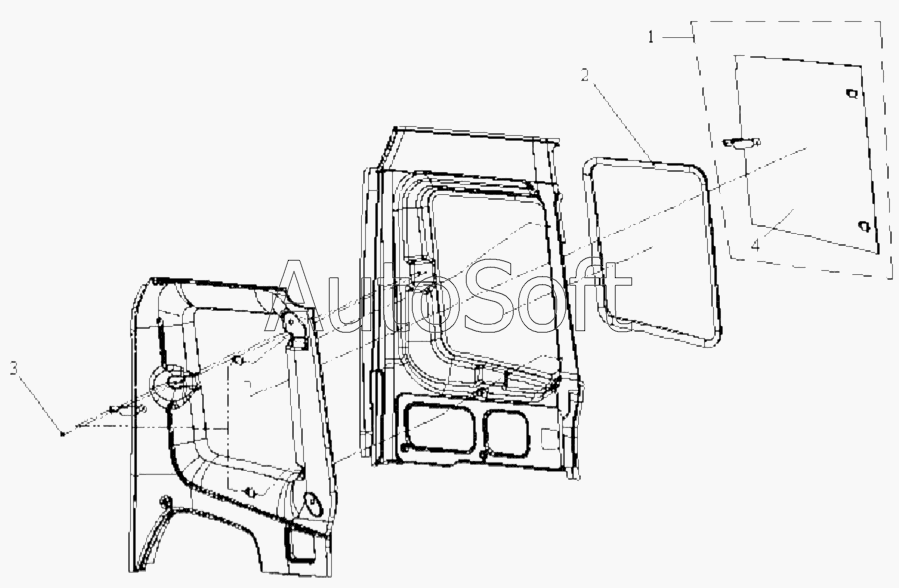 CA-3252 (P2K2T1A): Боковое окошко