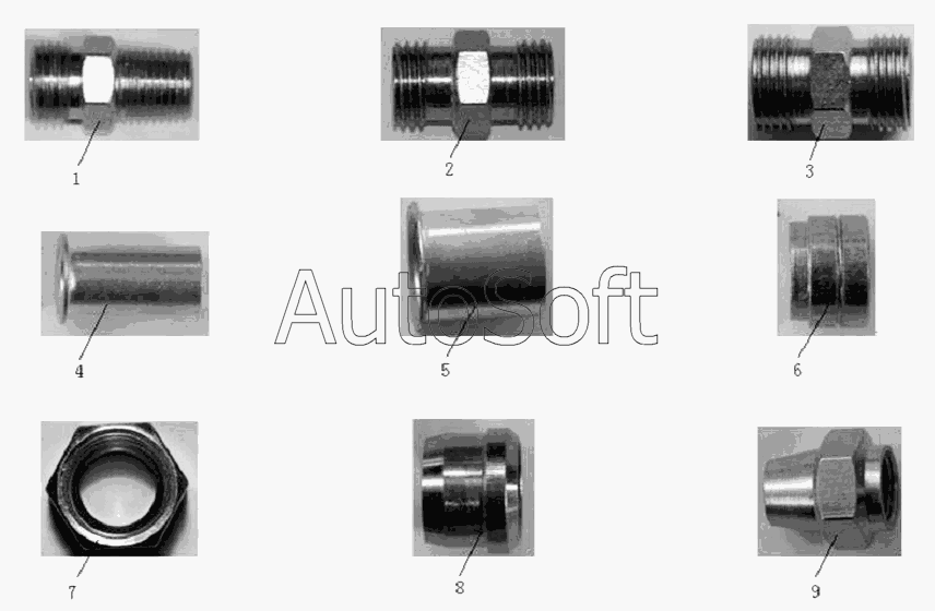 CA-3252 (P2K2T1A): Штуцеры