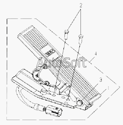 CA-3252 (P2K2T1A): Управляющий механизм акселератора