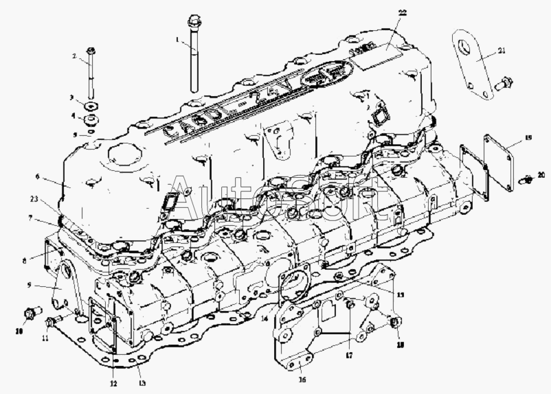 CA-3252 (P2K2T1A): Элементы блока головки цилиндров