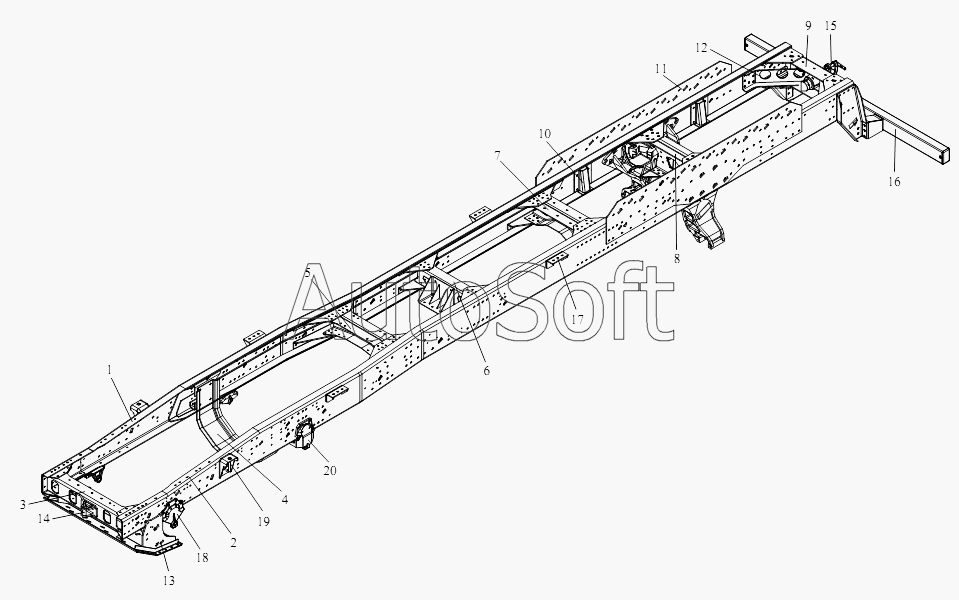 CA-3252 (P2K2T1A): Рама