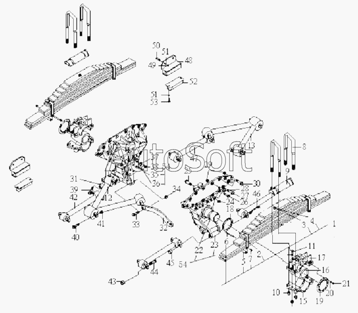 CA-3252 (P2K2T1A): Задняя подвеска