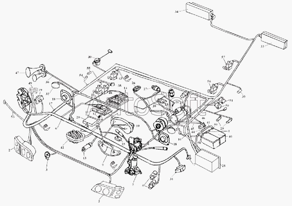 CA-3252 (P2K2T1A): Электрооборудование