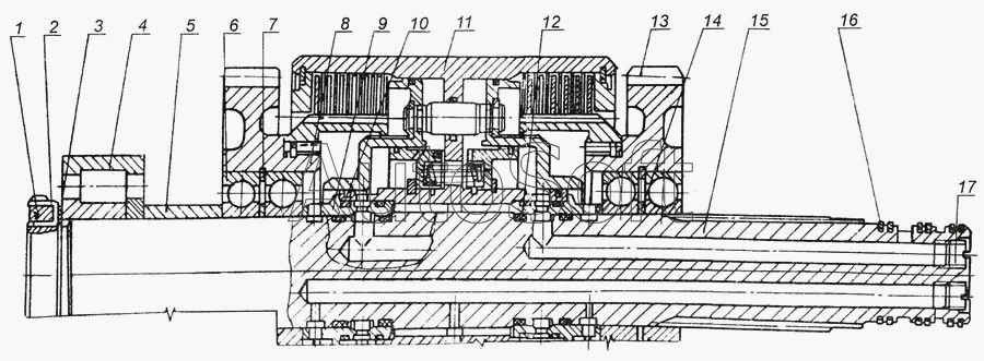 МоАЗ-7505: Вал реверса 6507-1701081
