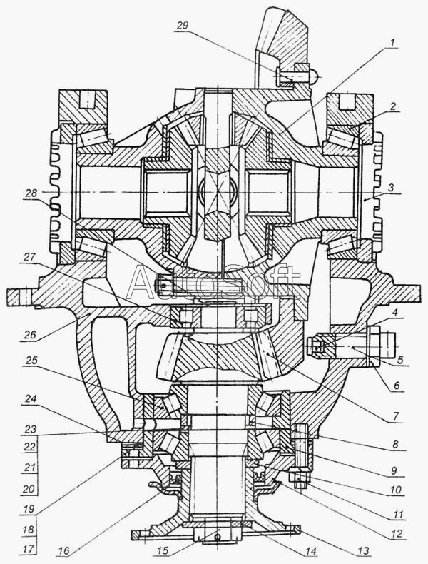 МоАЗ-7505: Редуктор 7505-2302010