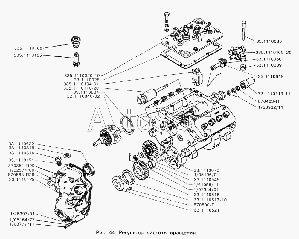 ЗИЛ-433100: Регулятор частоты вращения