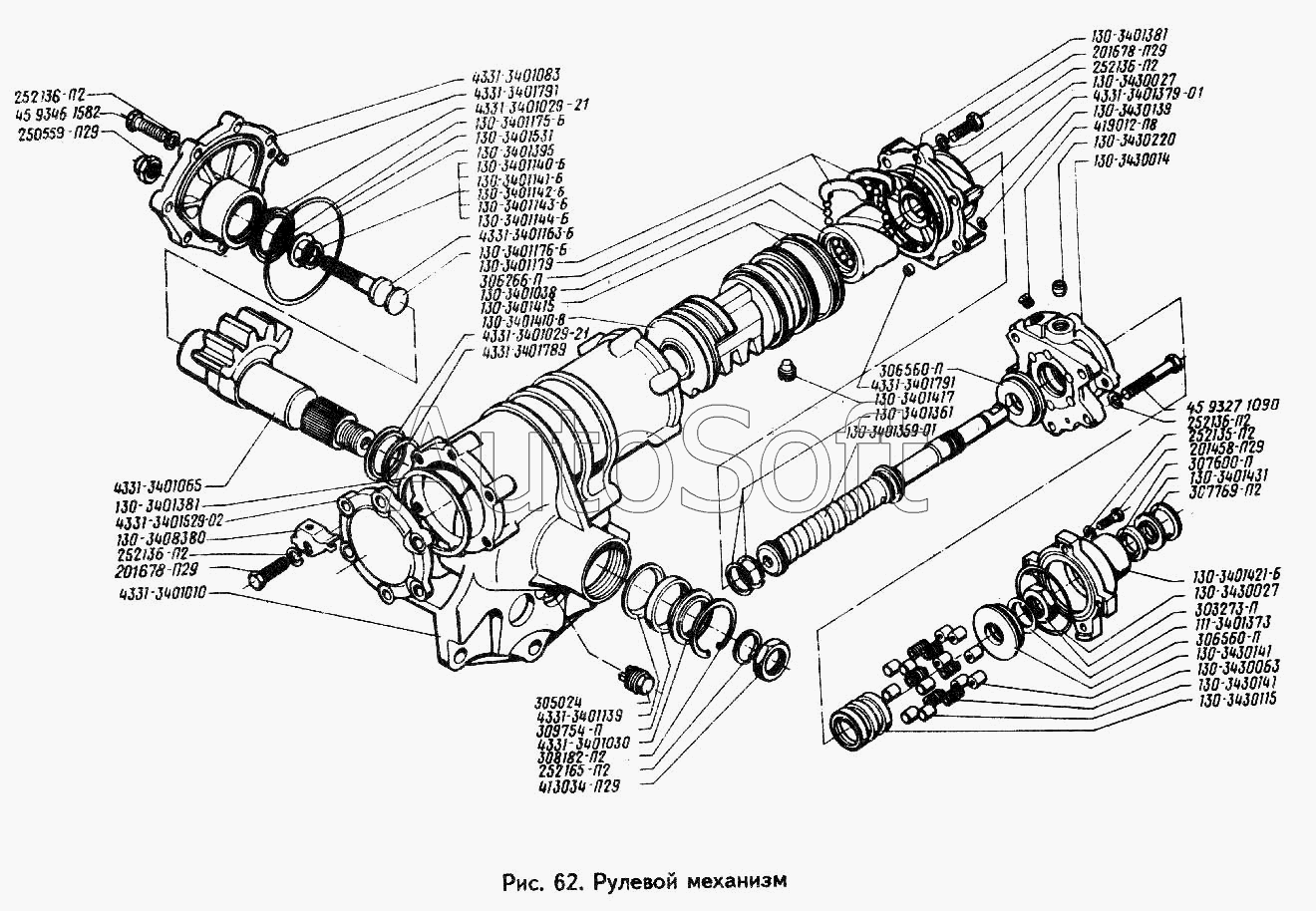 ЗИЛ-433360: Рулевой механизм